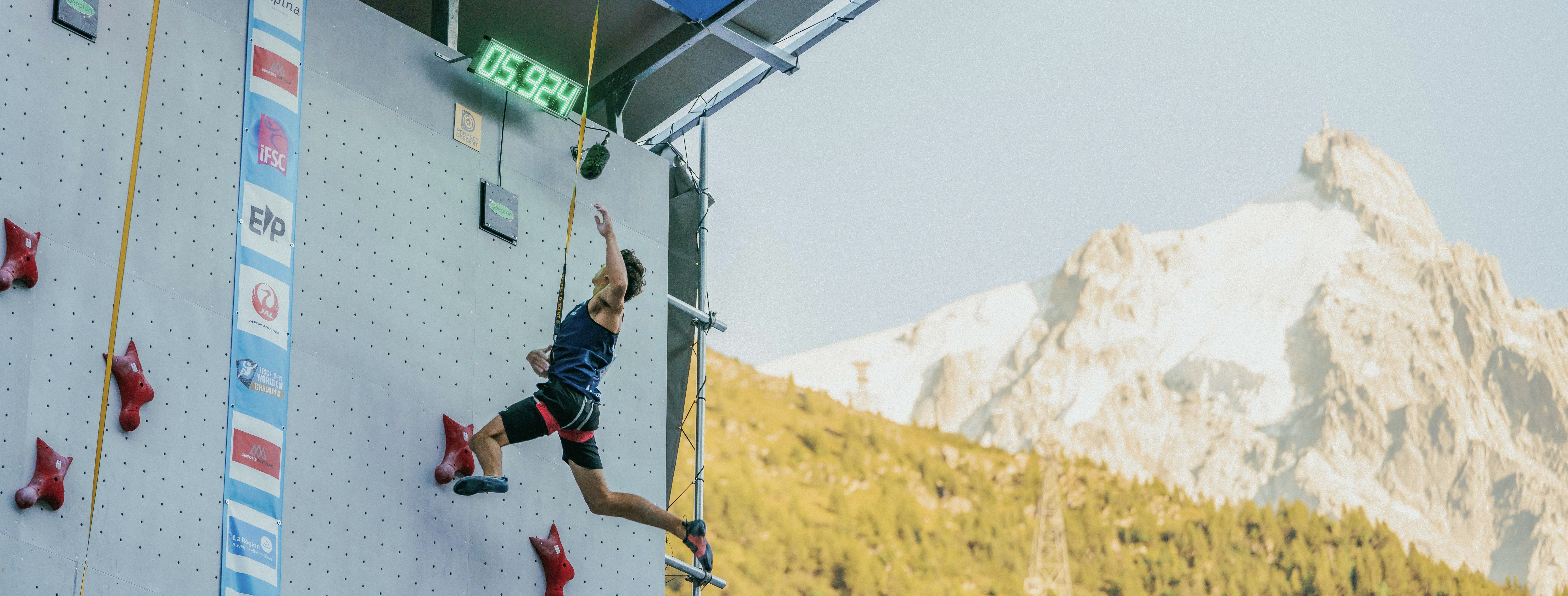 International Federation of Sport Climbing, IFSC, World Cup, Chamonix, France, Lead, Speed, Lena Drapella, 2022, July
